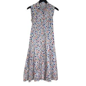 NIC+ZOE Colorful Patterned MIDI shirt Dress